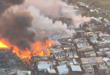 Plastic View Fire Leaves One Dead, Hundreds Displaced