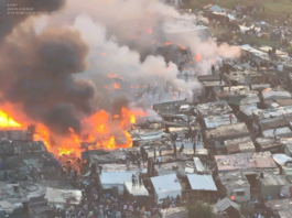 Plastic View Fire Leaves One Dead, Hundreds Displaced