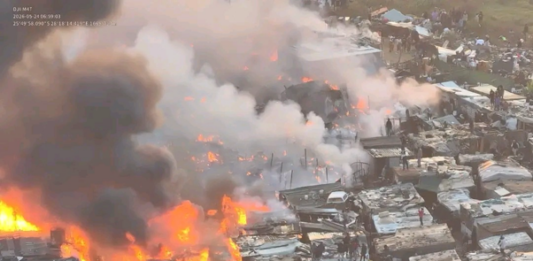 Plastic View Fire Leaves One Dead, Hundreds Displaced