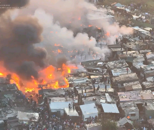 Plastic View Fire Leaves One Dead, Hundreds Displaced