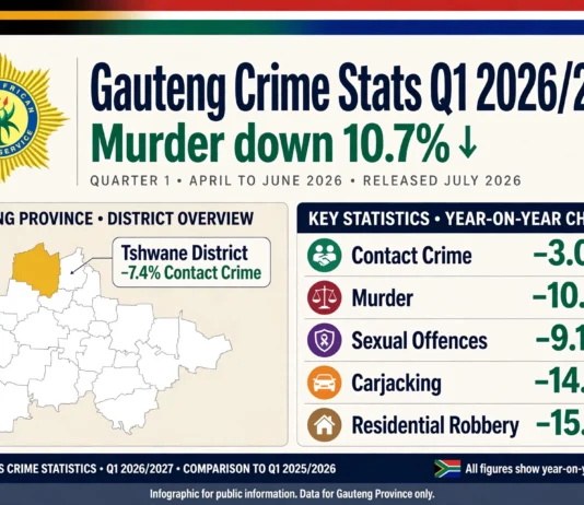 Tshwane crime down, but Mamelodi, Atteridgeville and Pretoria West remain hotspots
